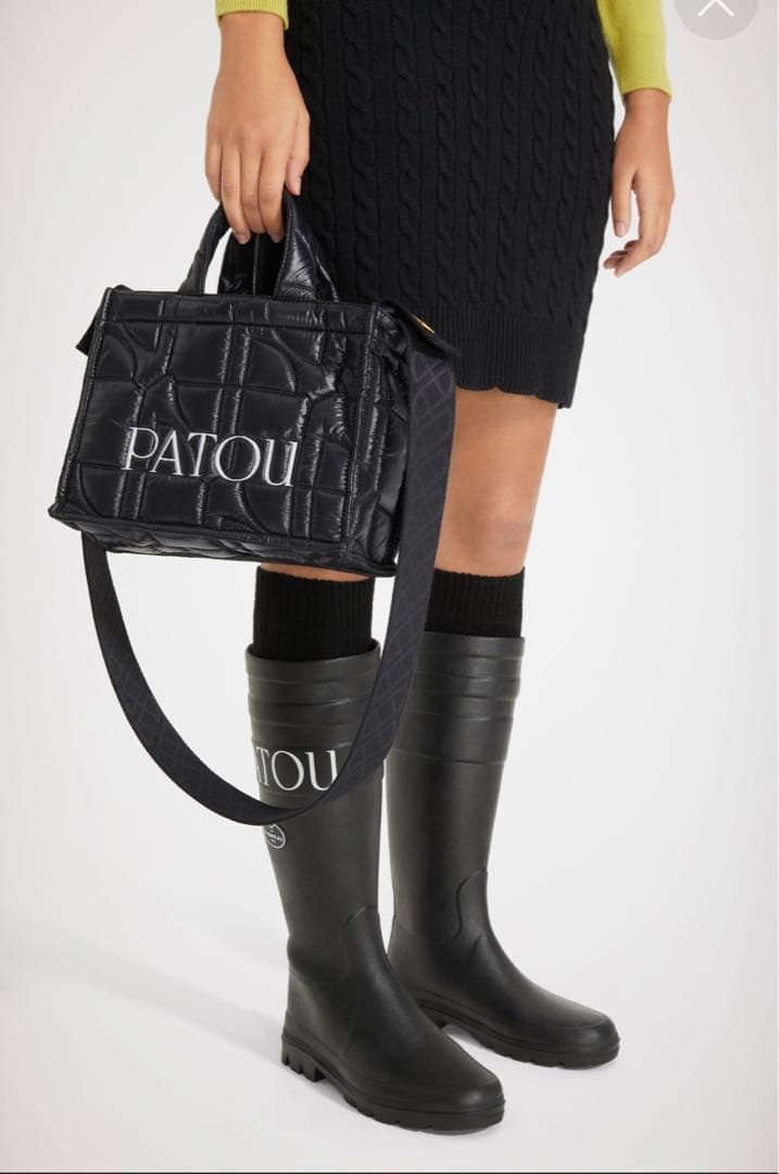 PATOU★レインブーツ サイズ37ルシャモー長靴フランス