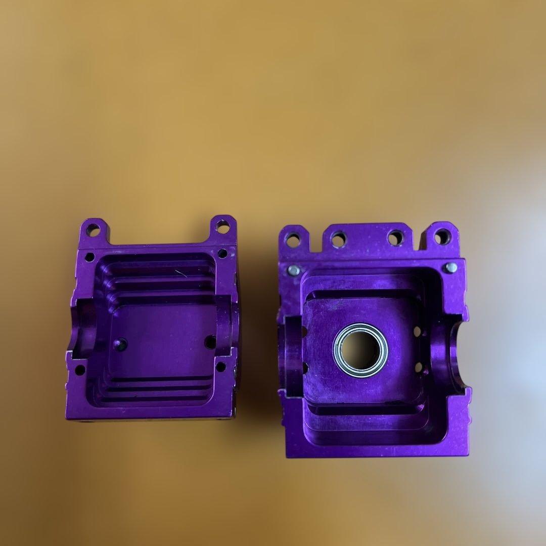 シバタSHIBATA GRK5アルミギヤボックスパープル