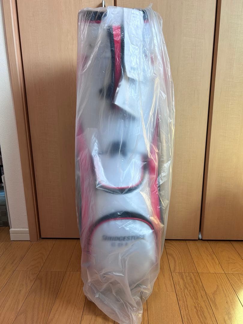 【新品/未使用】BRIDGESTONE GOLF キャディバッグ （9型）赤黒白