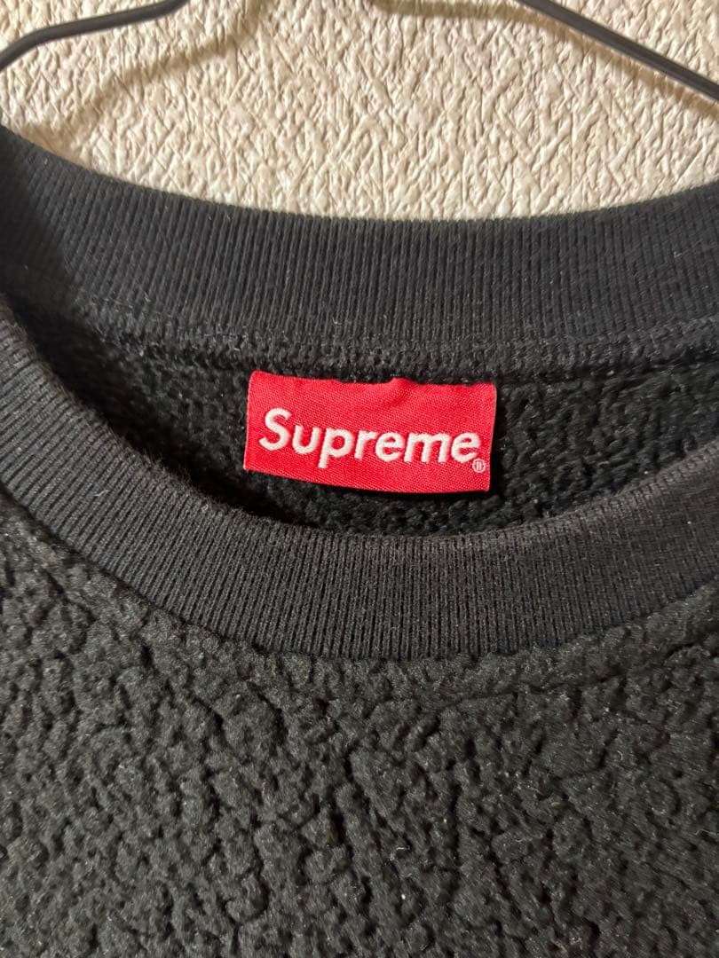 SupremePolartecDeepPileCrewneck☆boxロゴ