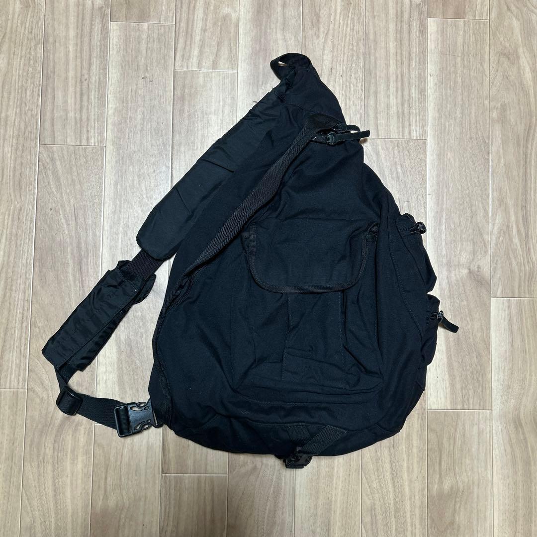 90s old GAP ワンショルダーバッグ　黒　ブラック　古着　y2k