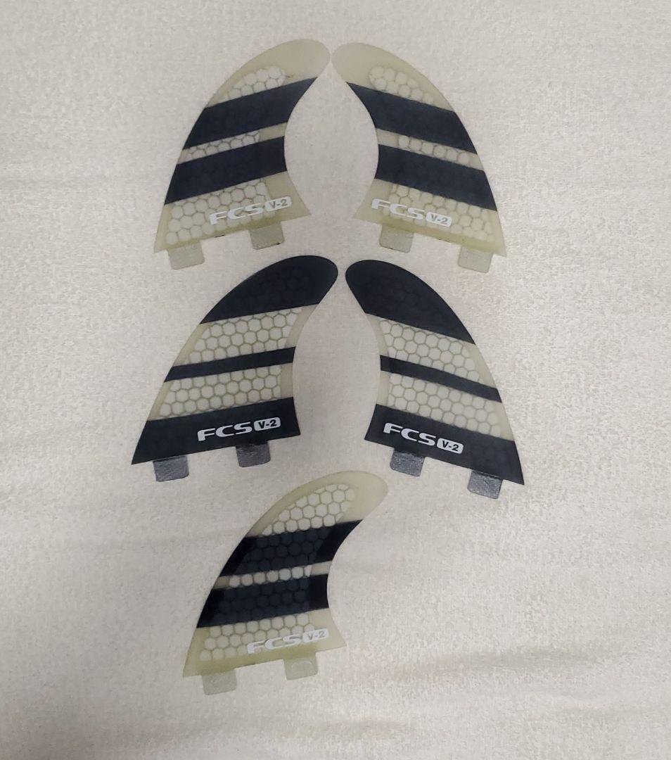 n*i様 FCS　V-2 PC TRI-QUAD FIN SET　※お値段下げま