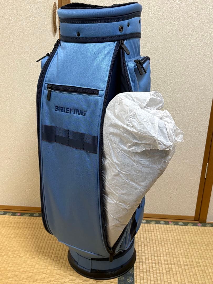 特価・新品)限定品 ブリーフィング キャディバッグ CR-6#03 デニムブルー