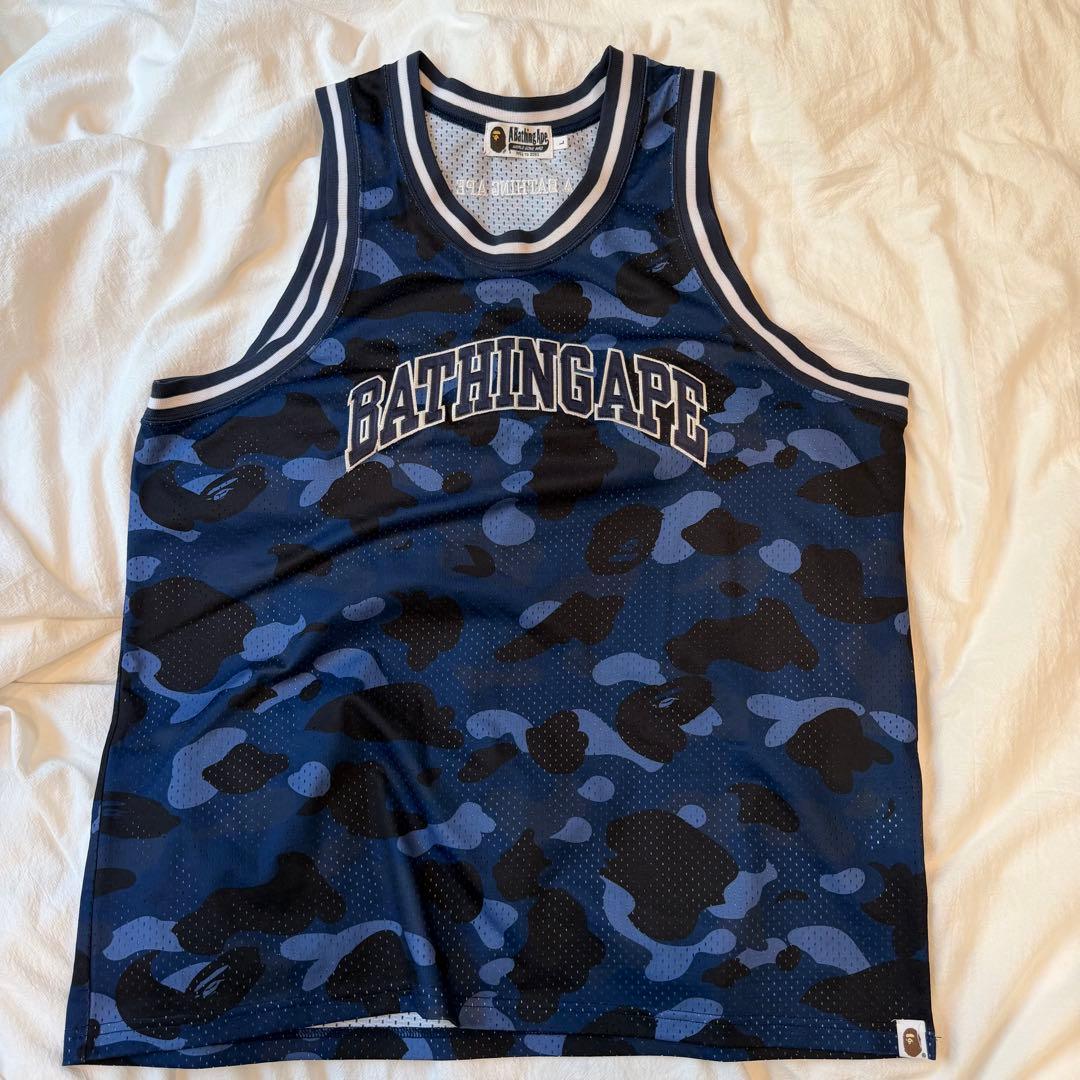A BATHING APE 迷彩タンクトップ L