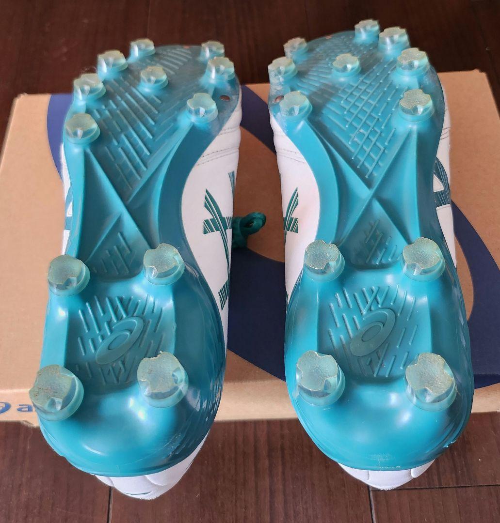 アシックスDSライトX-Fly5サッカースパイク24.5cmグリーン