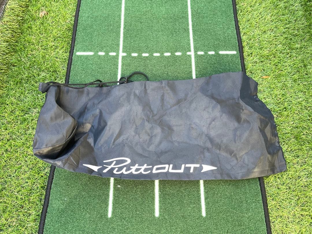 PuttOUT ミディアム パッティングマット 収納バッグ付き