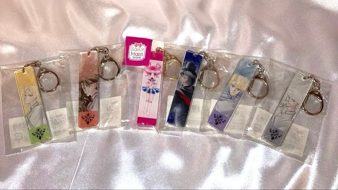 【レア】セーラームーン　アクリルスティックキーホルダー　16種　コンプセット