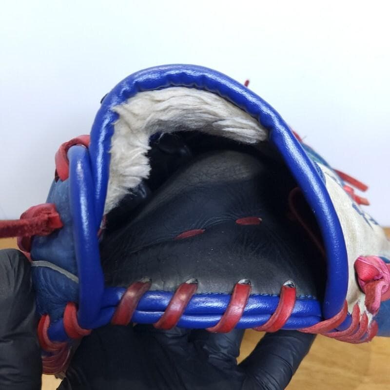 ミズノ 名古屋ドーム5周年記念 シャオロン刺繍 選手サイン刻印 軟式グローブ