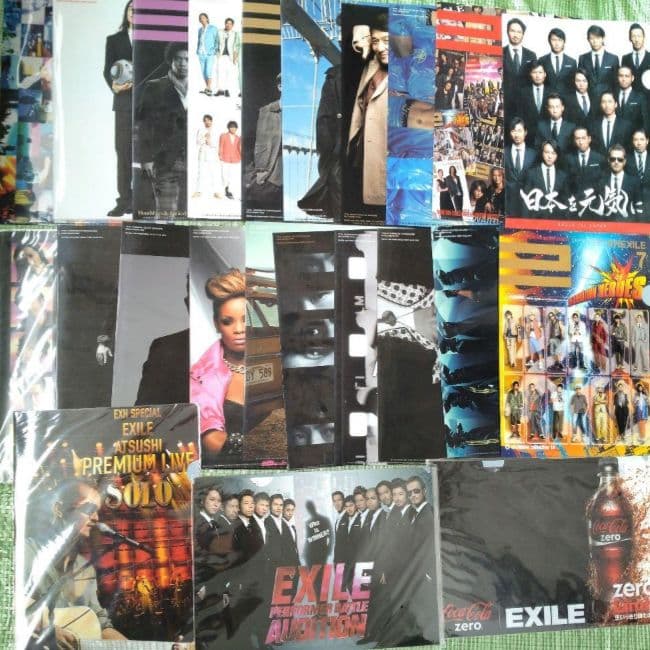 ★セットへ　月刊EXILE クリアファイル　セット