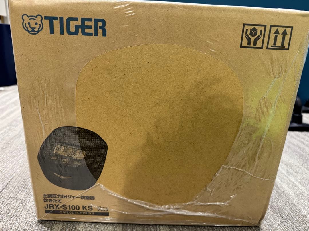 【未開封品】TIGER JRX-S100 KS ブラック 炊飯器