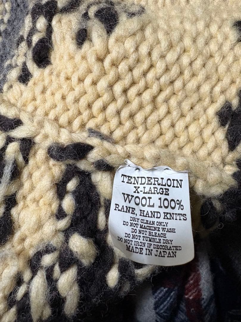 TENDERLOIN テンダーロイン カウチンニット　希少サイズXL