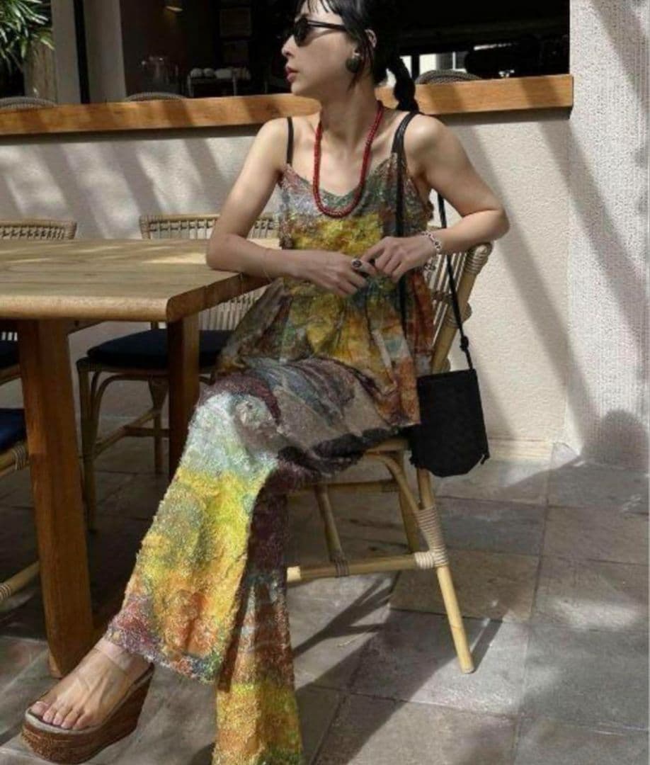 【未使用】　MEDI RACHEL FLUFFY ART CAMISOLE