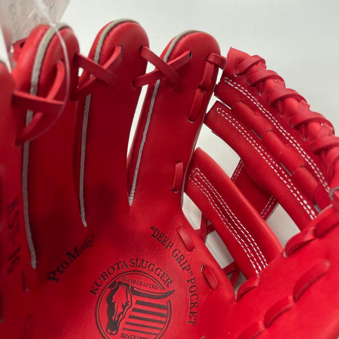 久保田スラッガー ジュニア用軟式グローブ 左投げ レッド