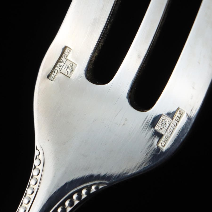 Y2798-5 クリストフル パール ケーキフォーク 6本セット