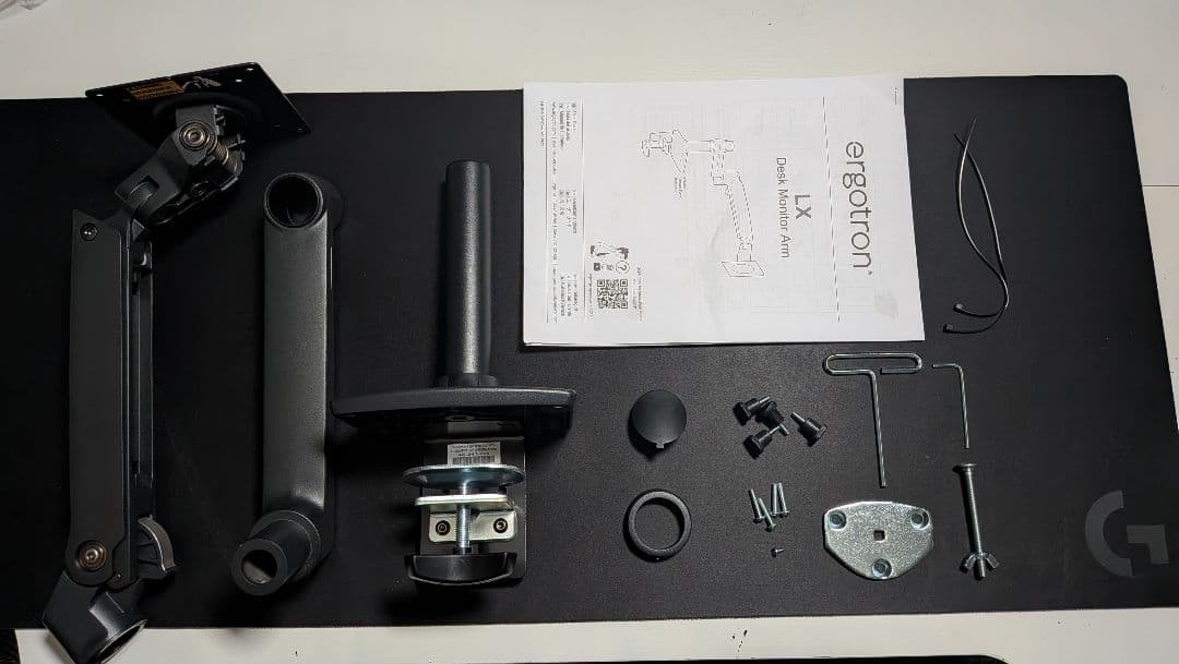 Ergotron LX モニターアーム ブラック シングル