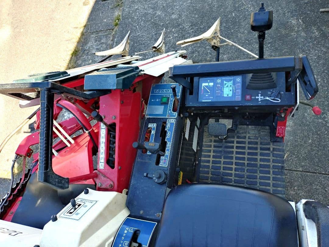 ヤンマー2条刈り袋どりコンバインCA125M2025年可動品現状渡し直接引取限定