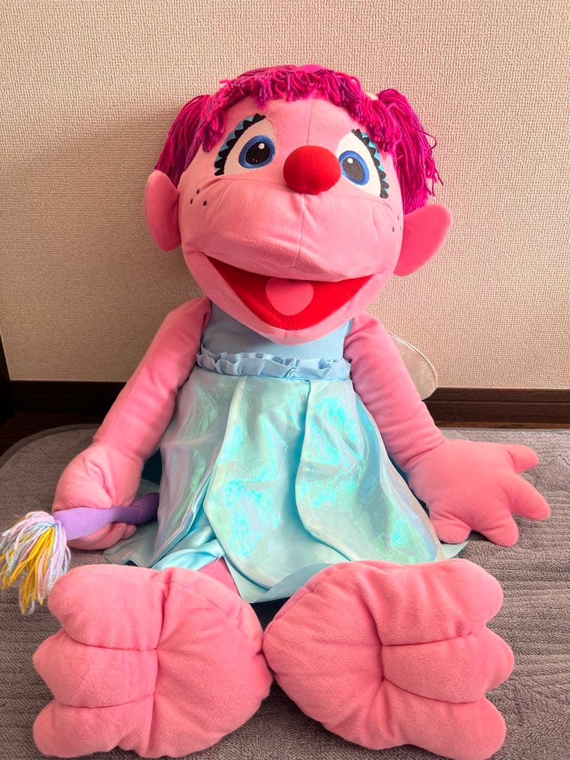 セサミストリート　アビー　ぬいぐるみ　sesame street