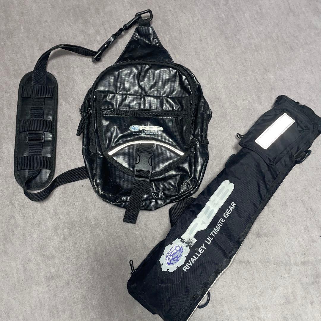 RBB リバレイ　腰巻ライフジャケット　フローティングベスト　ショルダーバッグ