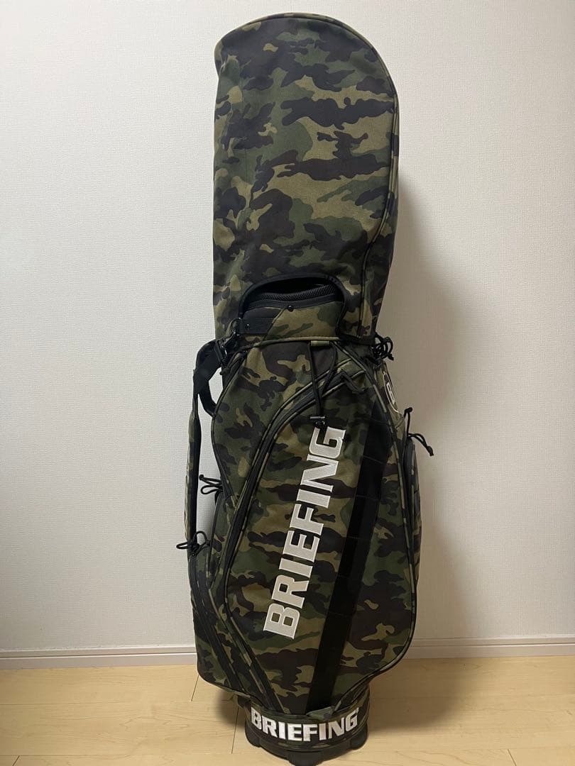 BRIEFING グリーンカモ キャディバッグ