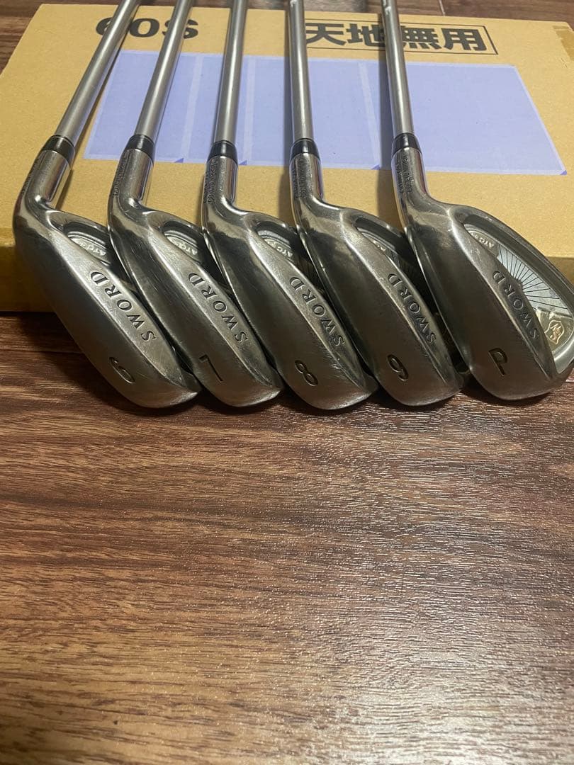 カタナゴルフ　SWORD アイアンセット 6、7、8、9、P番