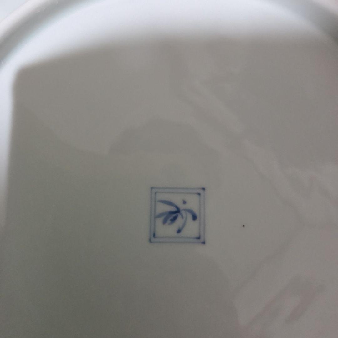 皇室御用達　有田焼　香蘭社　飾り皿 染錦菖蒲