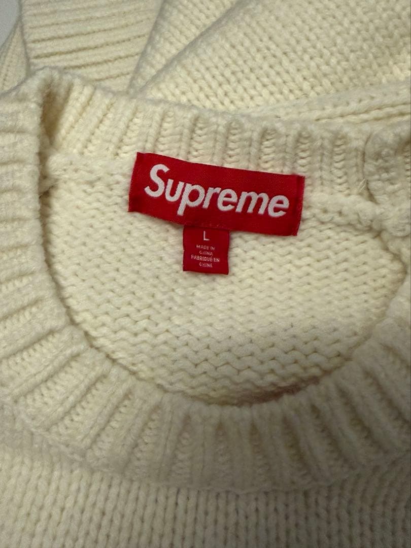 ぺ*こ様 Supreme mobile Sweater \"White\"