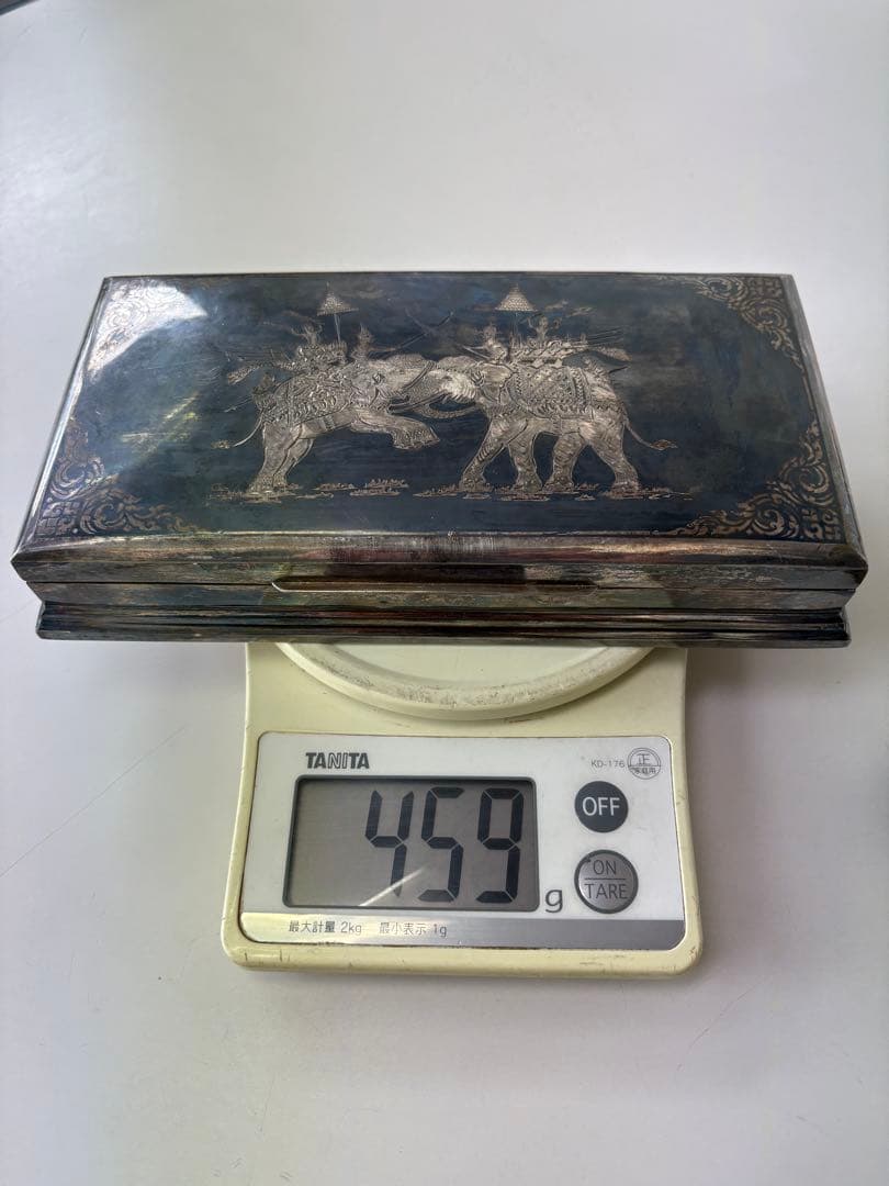 ヴィンテージ　シガーケース　スターリングシルバー925