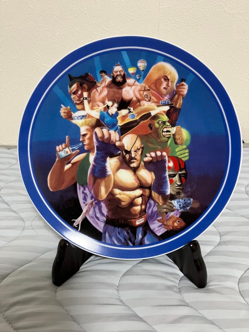 ストリートファイター2 サガット　佐賀県　コラボ　有田焼　飾り皿　CAPCOM