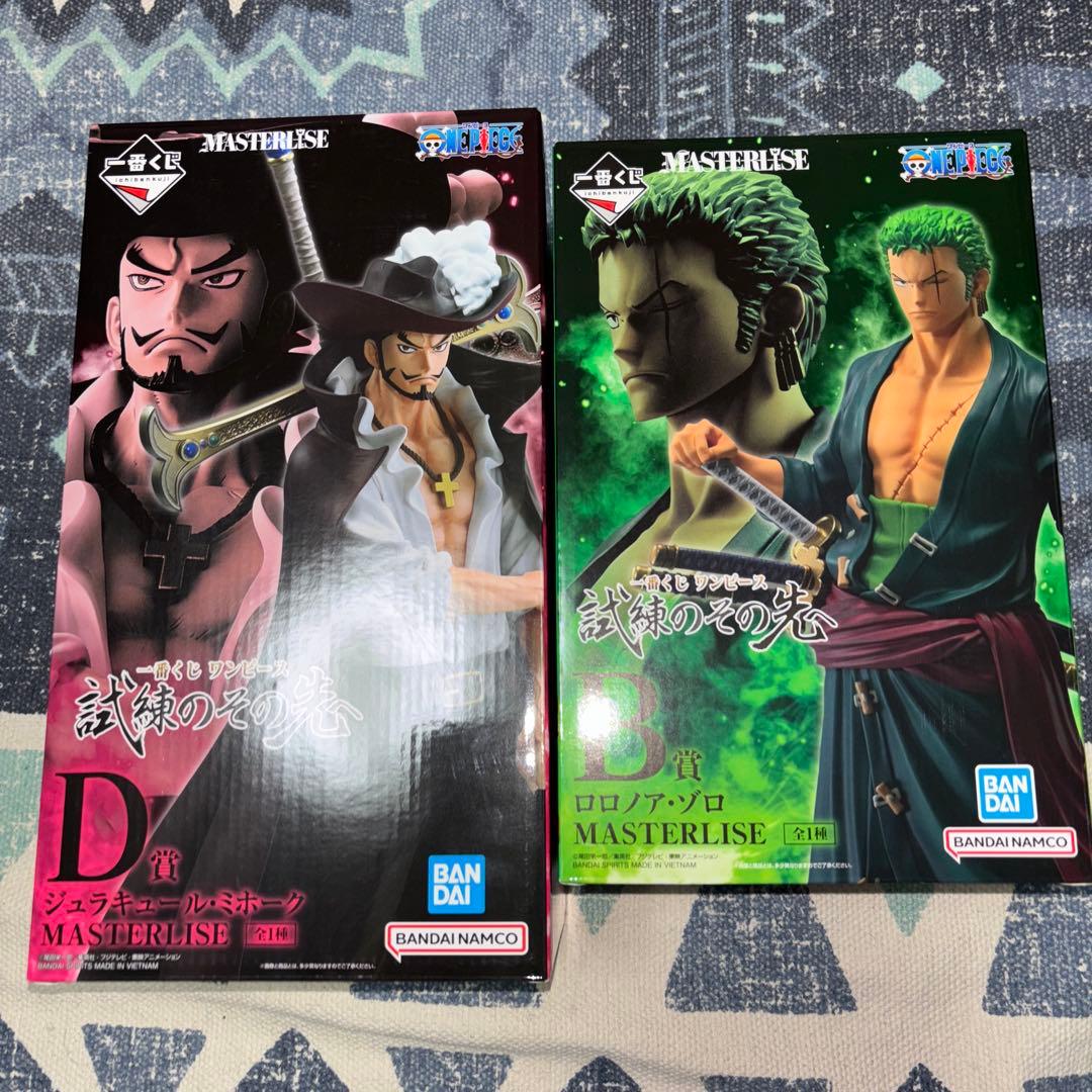 一番くじ　ワンピース　試練のその先　B賞ゾロ　D賞ミホーク　セット