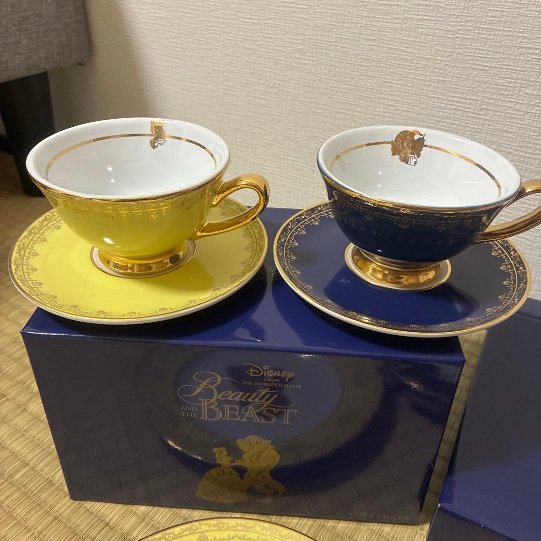 美女と野獣　30周年　カップ&ソーサー　プレートセット