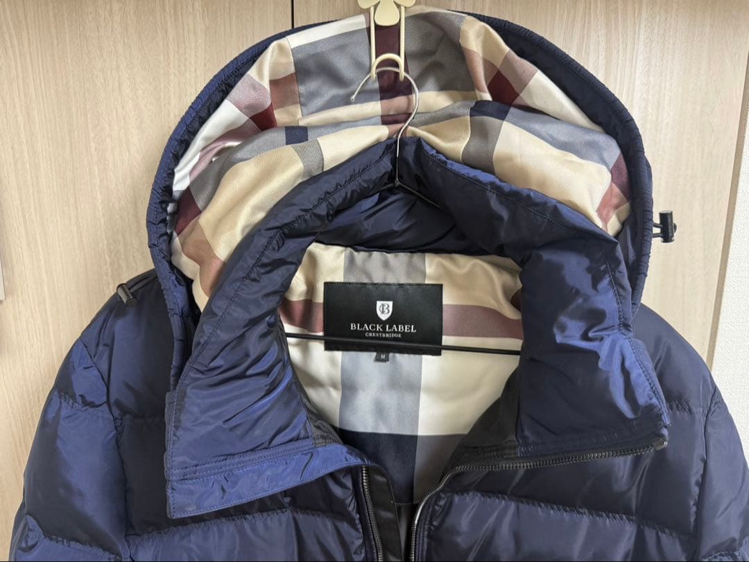 ブラックレーベルクレストブリッジ　ダウンジャケット　M ネイビー　希少　レア