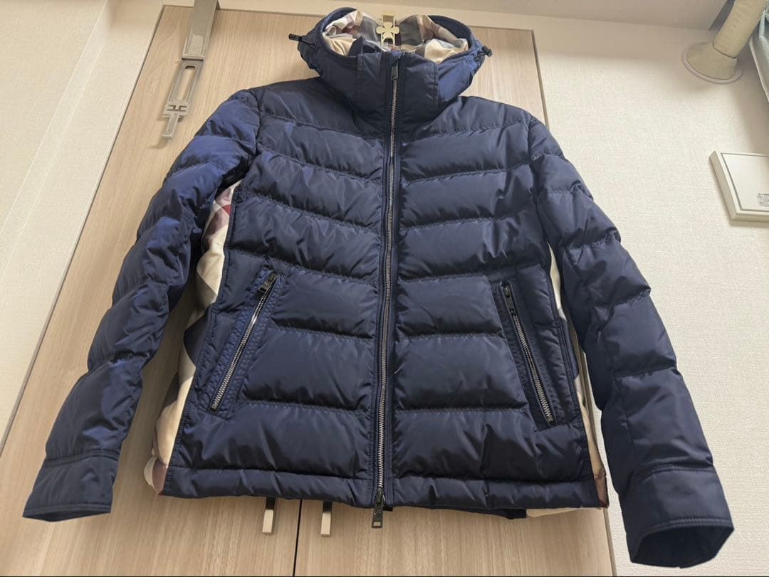 ブラックレーベルクレストブリッジ　ダウンジャケット　M ネイビー　希少　レア