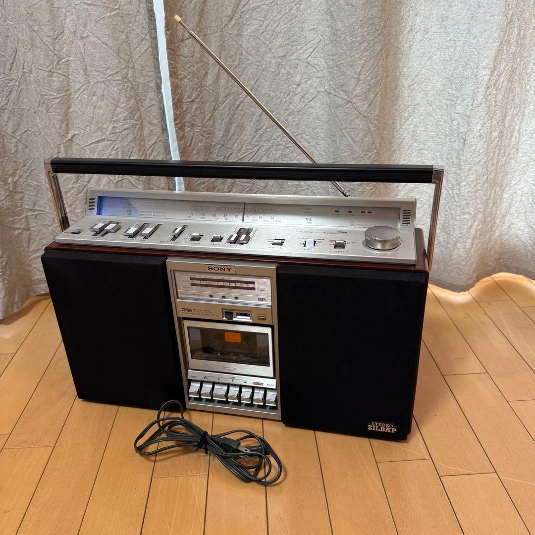 動作品 SONY ラジカセ CFS-V8 マルチプレックス ZILBA'P