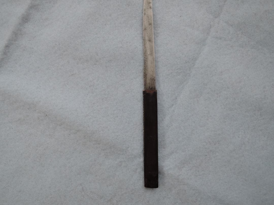 獅子小柄小刀★赤銅魚々子★時代武具