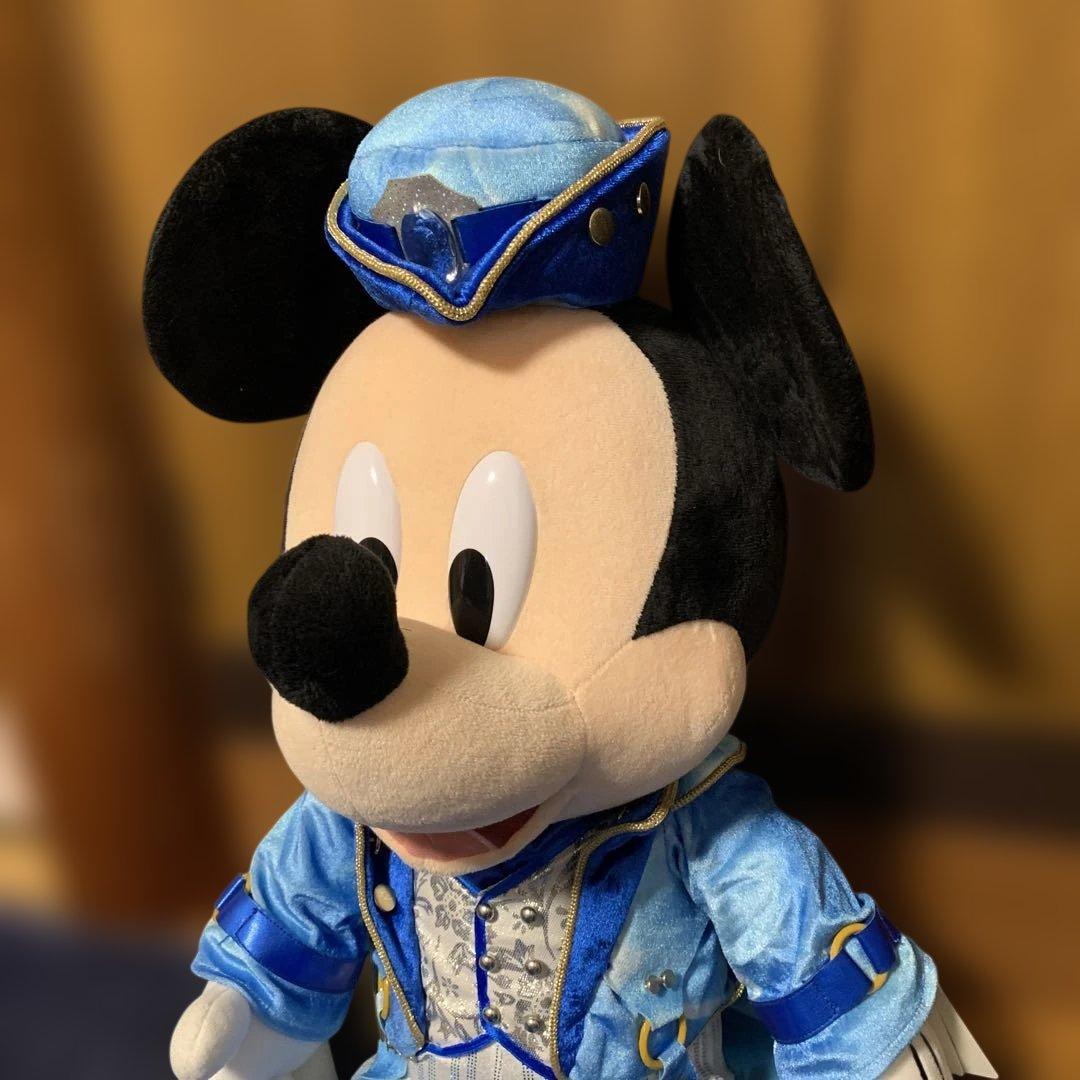 ディズニーシー15周年　ミッキーミニー特大ぬいぐるみ　クリスタルウィッシュ