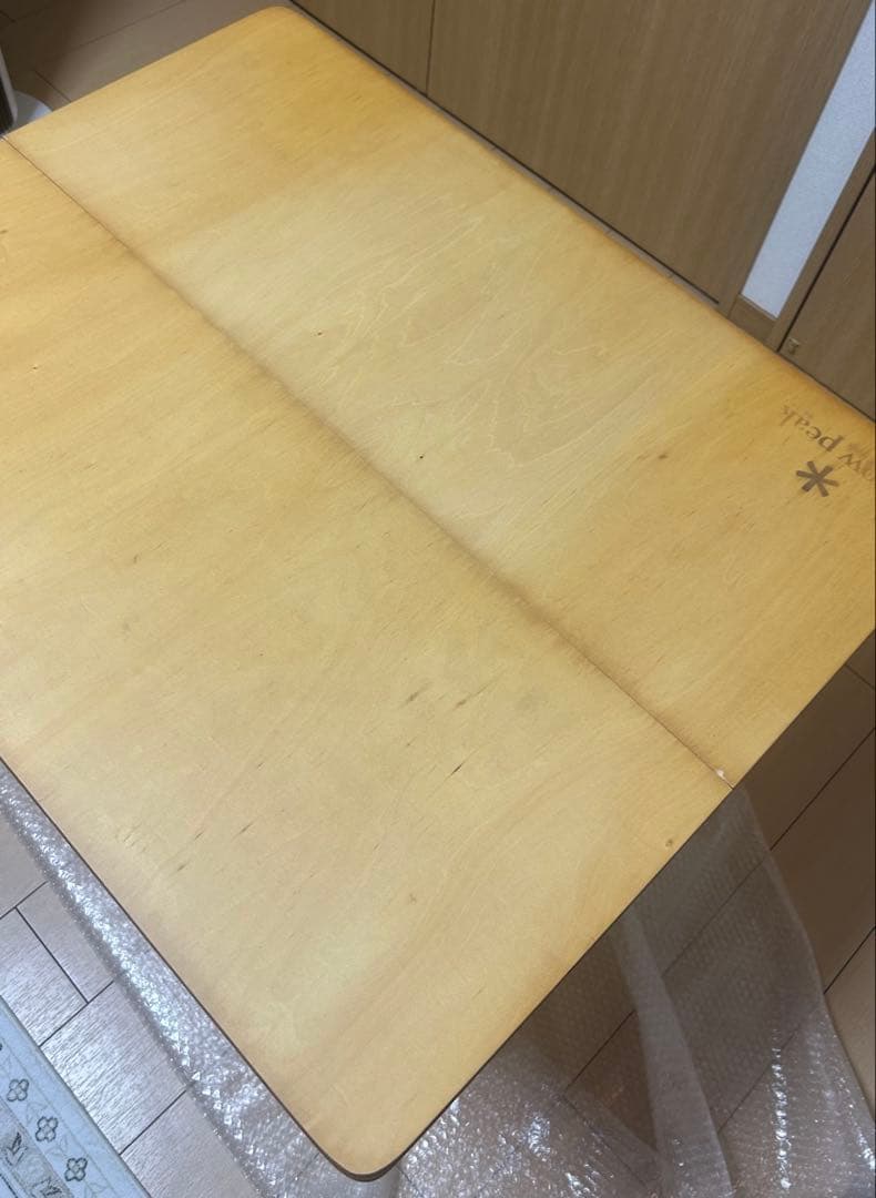 廃盤スノーピークpeakワンアクションテーブル　シナベニア