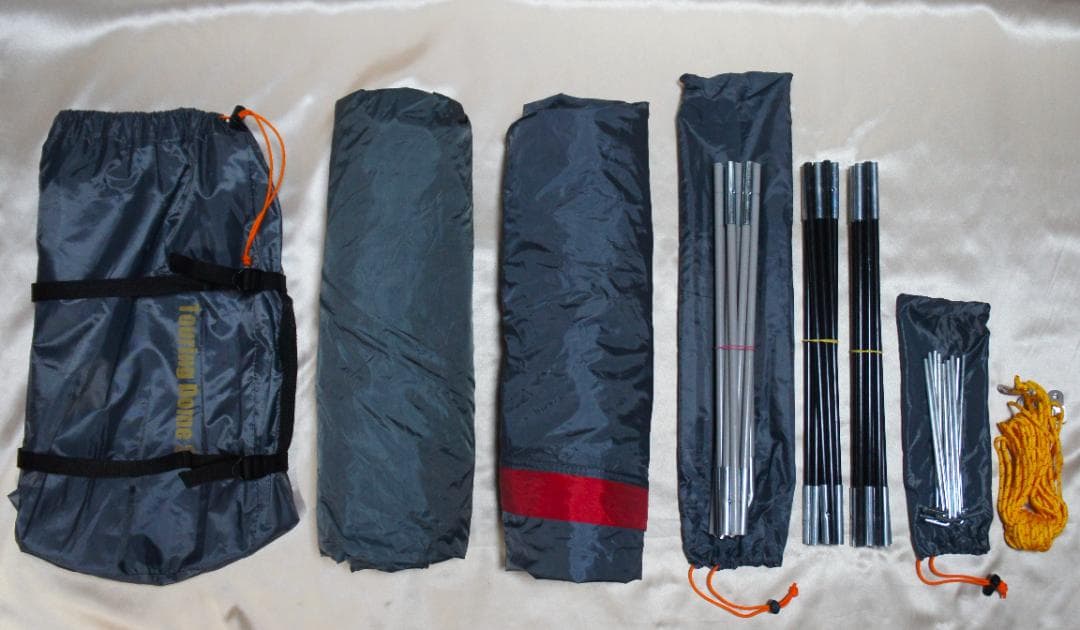 ☆とても綺麗☆限定色グレー×レッド☆コールマン☆ツーリングドームST☆テント☆