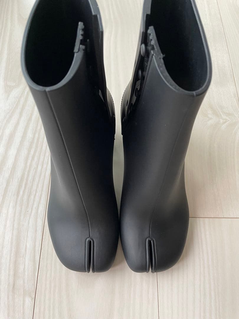 メゾンマルジェラ ラバー足袋ブーツ ブラック　36