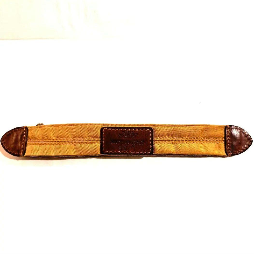 Felisi　フェリージ　ナイロン×レザー 筆箱　ペンケース　フリンジなし