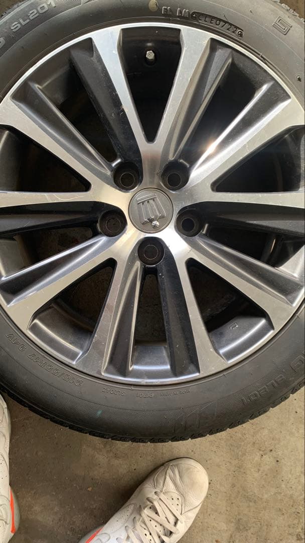 21クラウン純正ホイールメッキ17インチ ホイールセット早い者勝ち