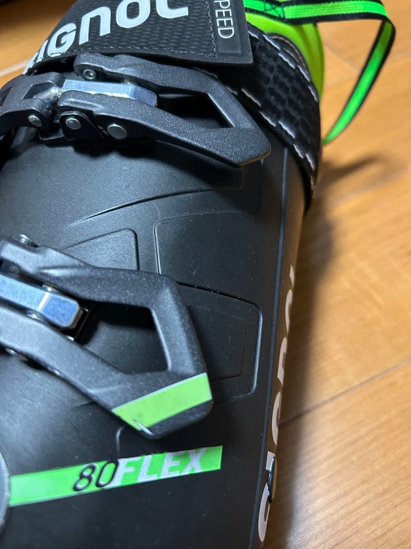 ロシニョールROSSIGNOL スキーブーツ Speed80 黒/緑26.5cm