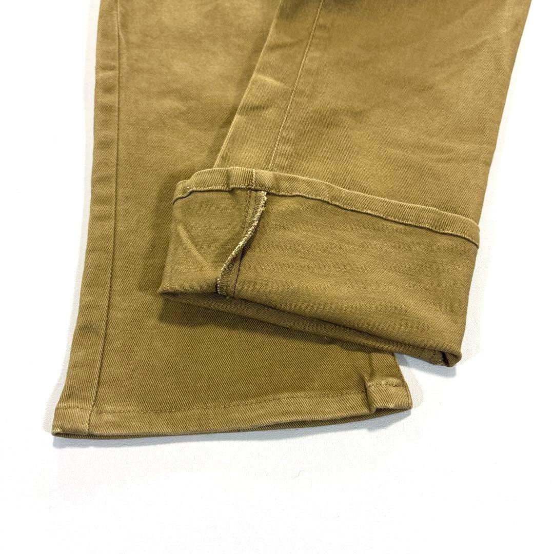パーリーゲイツ　0/S ロングパンツ　バックロゴ　刺繍　カーキ　オールシーズン