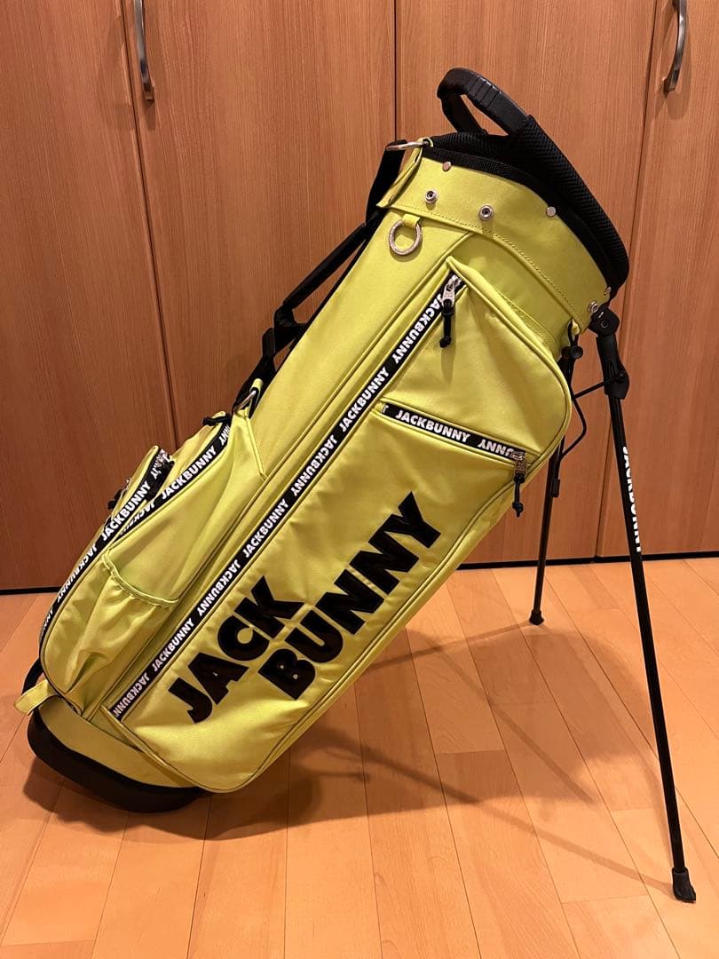 JACK BUNNY キャディバッグ イエロー