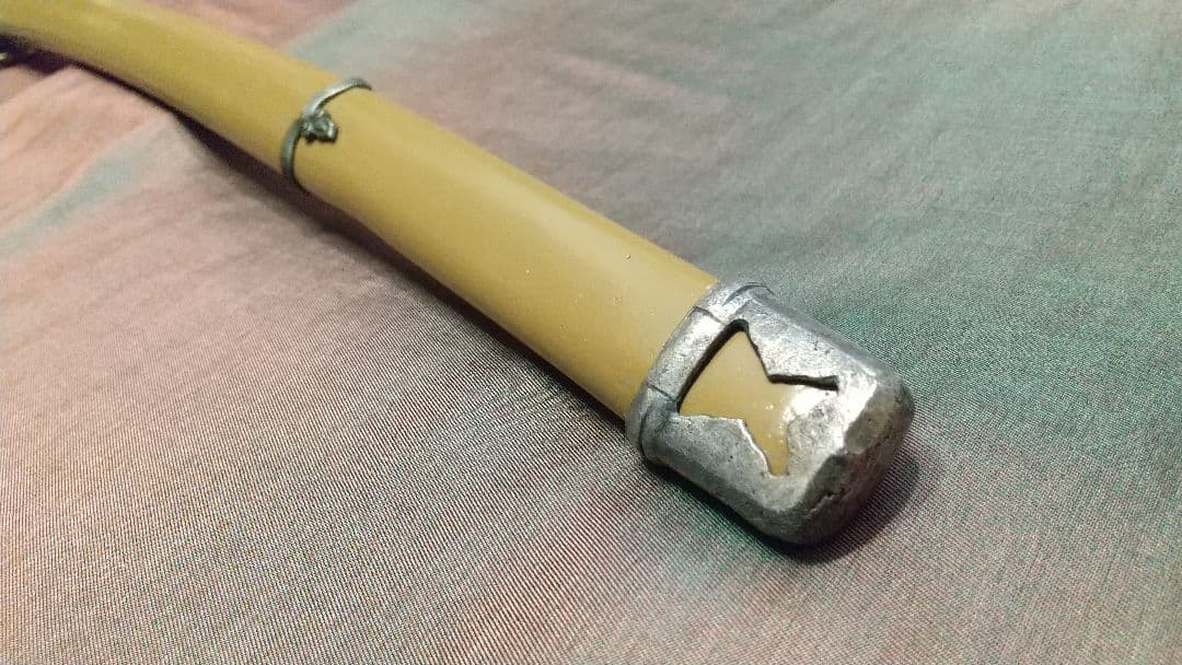 【アルミ鞘】鞘 軍刀 日本刀 刀剣 拵え 佩鐶 責金 鐺 石突 口金 日本軍