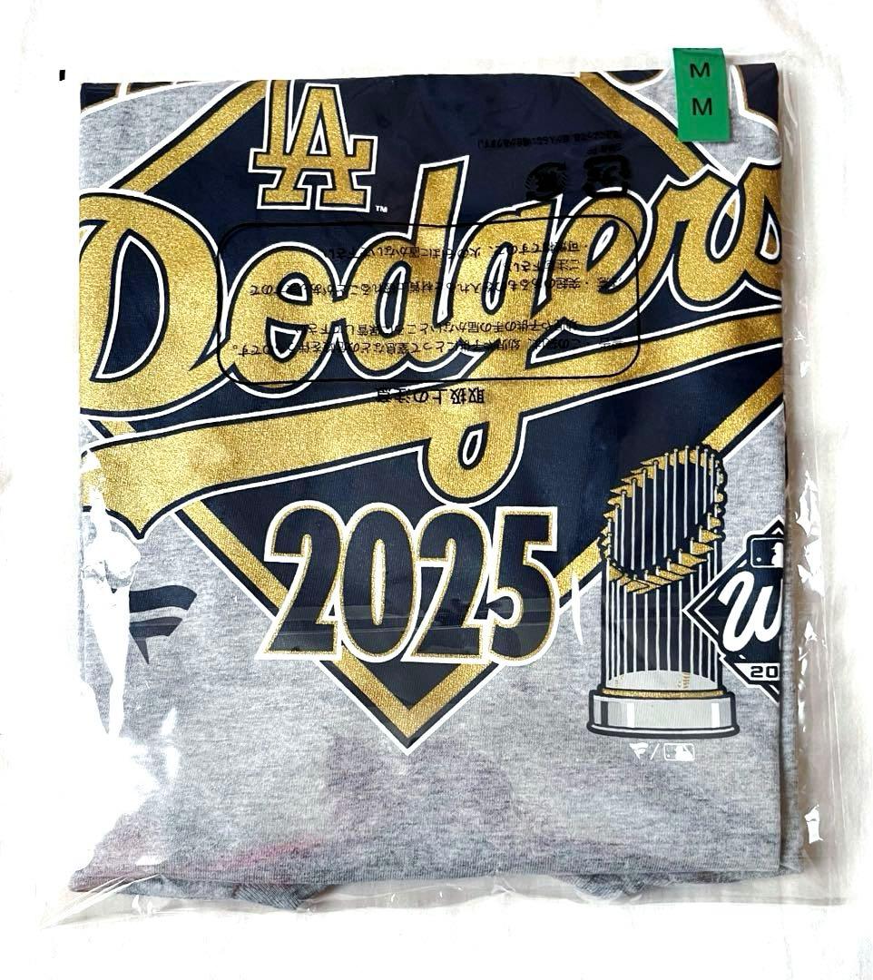 LA Dodgers 2025 ワールドシリーズ優勝記念Tシャツ Mサイズ