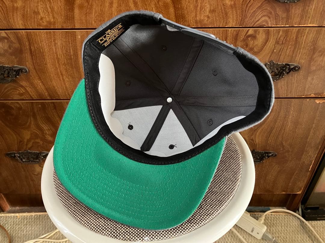 JESSE TENSAIBAKA RECORDS 逆天 キャップ グレー JSF