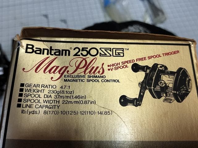 シマノ バンタム マグプラス 250SG ベイトリール USED SHIMANO