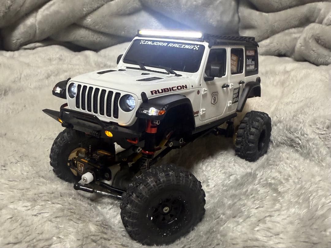 ミニッツ 京商mini-z 4×4 シャーシ&プロポ ルビコンボディジャンク品