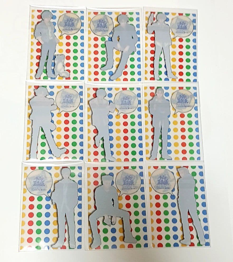 ⑮テニスの王子様　シャイニングクリアカード　ギフト　水玉　コンプ　9枚セット