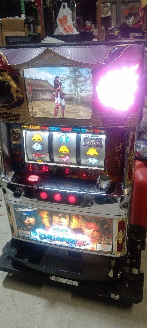 送料込　パチスロ　実機　戦国バサラ　2 V 不要機　家庭用電源